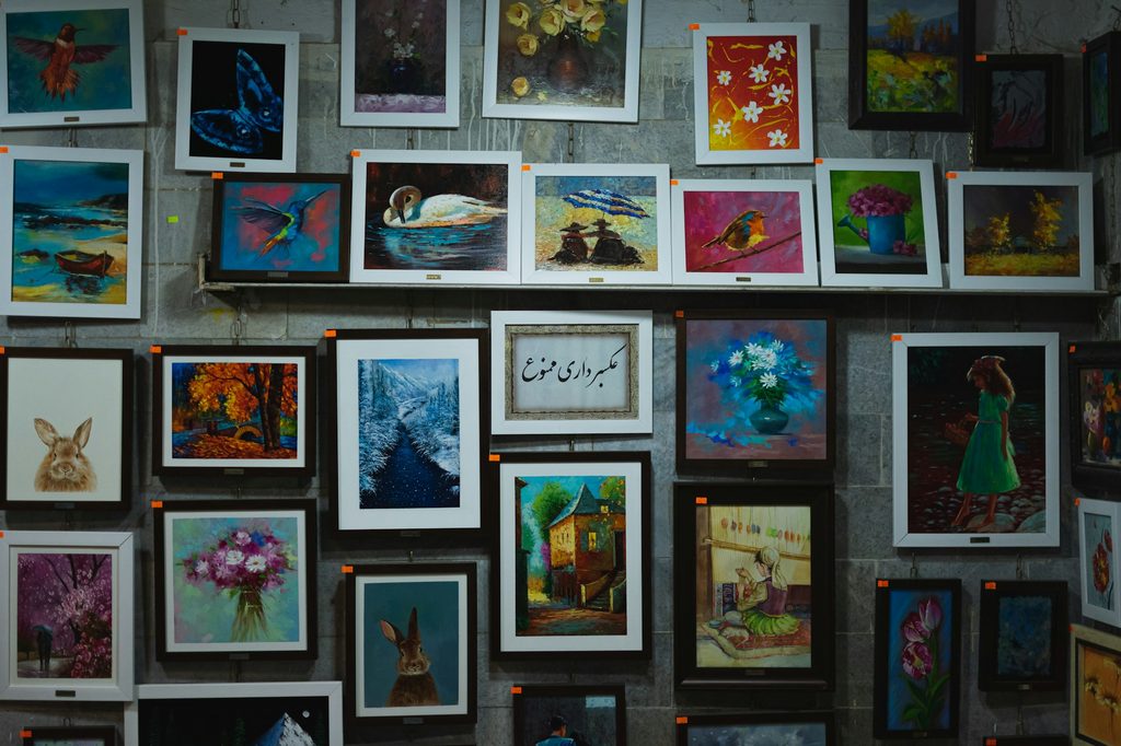 Professional photography gallery displaying photographs